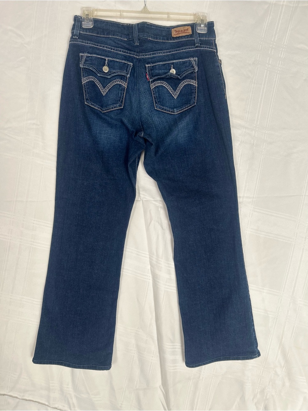 Levi's 515 Women's Dark Blue low rise Bootcut Jeans - Picture 6 of 12